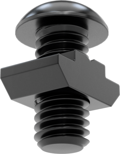 T-Yivli Çerçeve, Kendinden Hizalamalı Somun ve Düğme Başlı, 1.5", 30 mm ve 40 mm Ray