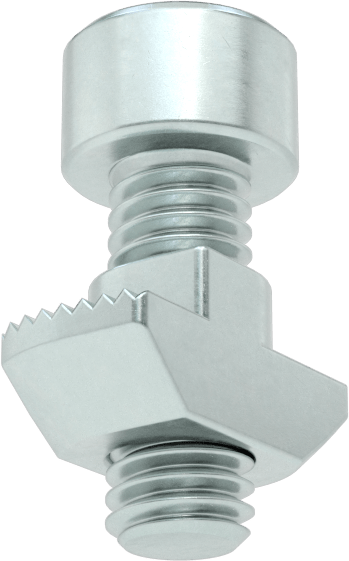 T-Yivli Çerçeve, Takılabilir Çekiç Somunu ve M6 Lokma Başlı, 1,5 inç ve 40 mm Ray