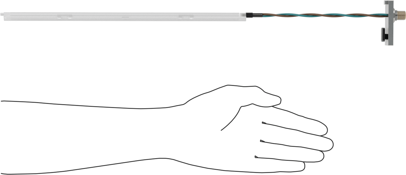 T-Yivli Çerçeve, Gömme Montajlı Işık, İçine Kaydırmalı, 12" Uzunluk, 24 V DC