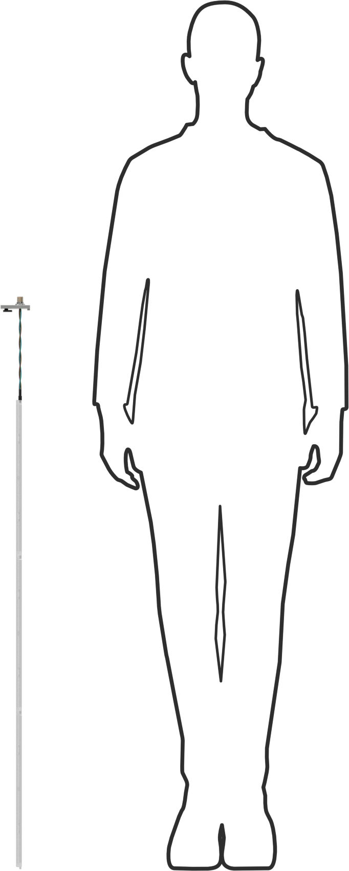 T-Yivli Çerçeve, Gömme Montajlı Işık, İçine Kaydırmalı, 36" Uzunluk, 24 V DC, 1380 Lumens