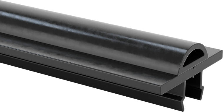 T-Yivli Çerçeve, 1,5 inç ve 40 mm Yükseklikli Ray için Sıralı Ampul Conta, 1/2" Genişlik
