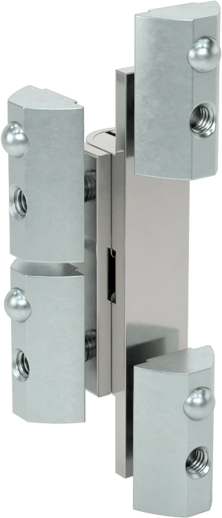 T-Yivli Çerçeve, 1,5" için Ray-Panel Tutma Mandalı, 30 mm ve 40 mm Ray