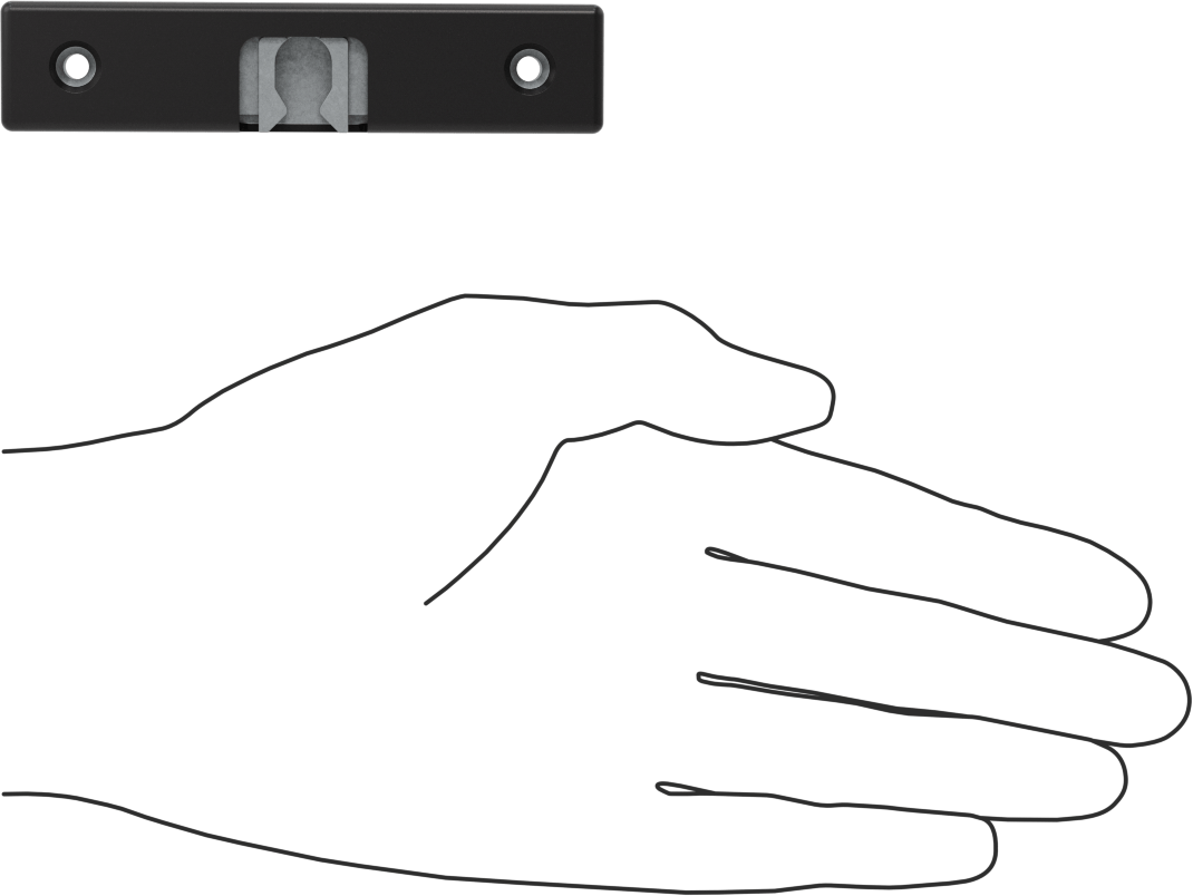 T-Yivli Çerçeve, Ray-Ray Tutma Mandalı, Ön Tutamaklı, 30 mm Ray için