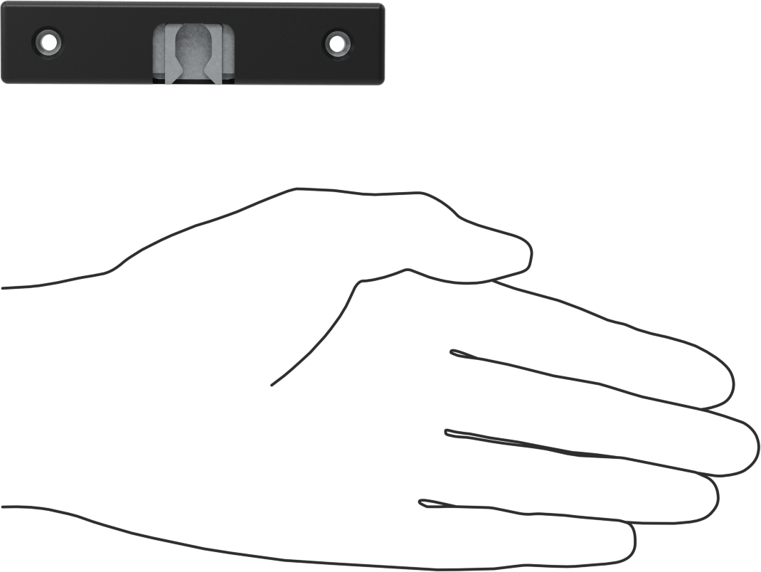 T-Yivli Çerçeve, Ray-Ray Tutma Mandalı, Ön Tutamaklı, 40 mm Ray için