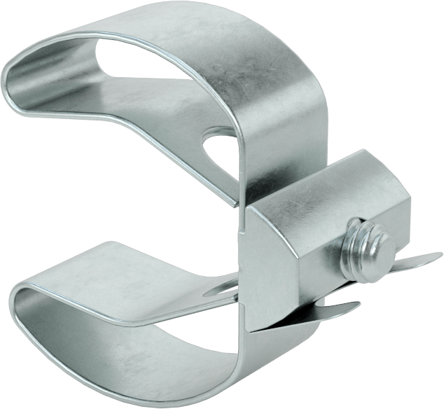 T-Yivli Çerçeve, Gerilim Tutucu, Kaplamalı, 1,5 inç ve 40 mm Ray, 1,63" Genişlik