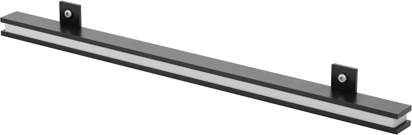T-Yivli Çerçeve, Manyetik Şerit Tutucu, Kaplamalı, 1,5"&40 mm Ray, 18" Genişlik