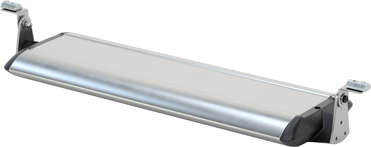T-Yivli Çerçeve, Ayarlanabilir Eğimli 23W Işıklı Tezgah, 1,5" ve 40 mm Yüksek Ray