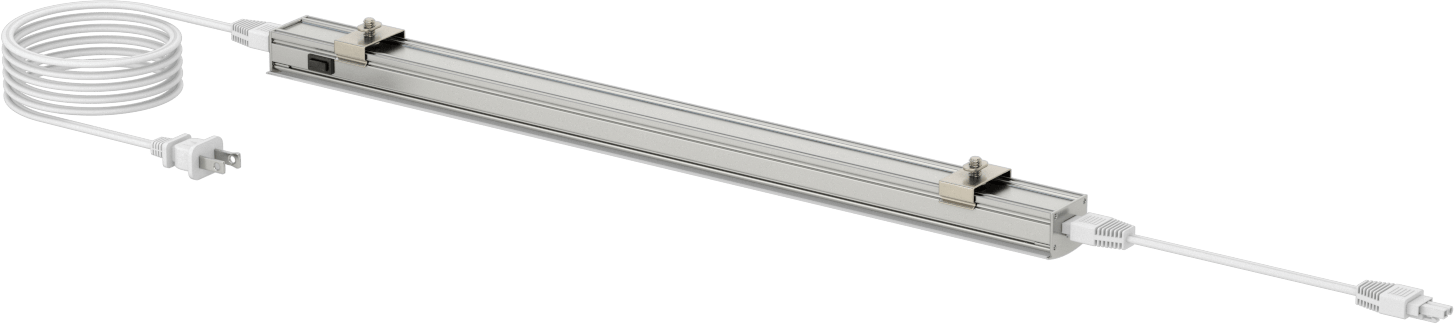 T-Yivli Çerçeve, Şerit Işık, 1-1/2" Genişlik, 19" Uzunluk, 836 Lumens