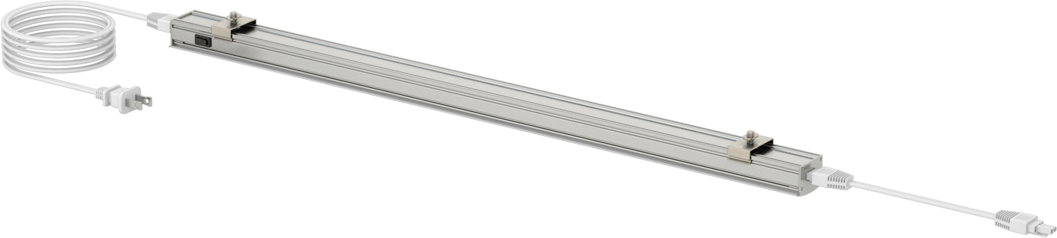 T-Yivli Çerçeve, Şerit Işık, 1-1/2" Genişlik, 24 inç Uzunluk, 1065 Lumens
