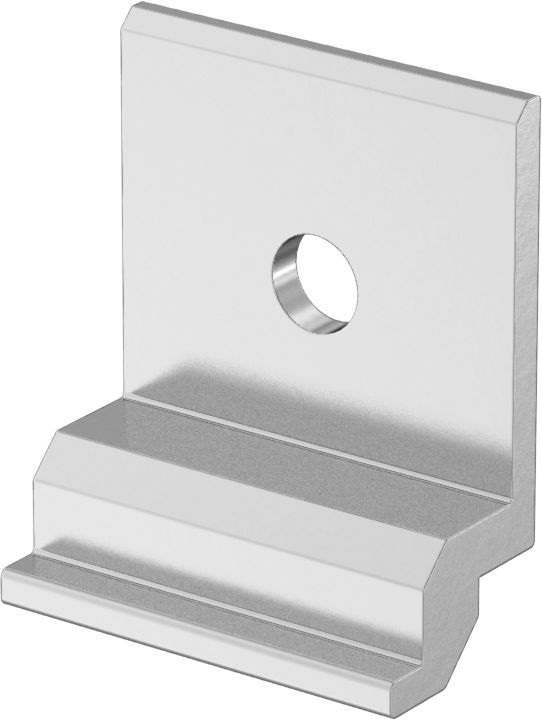 T-Yivli Çerçeve, Masif Paneller için Çıtçıtlı Askı, 1-1/2" Yüksek Ray için