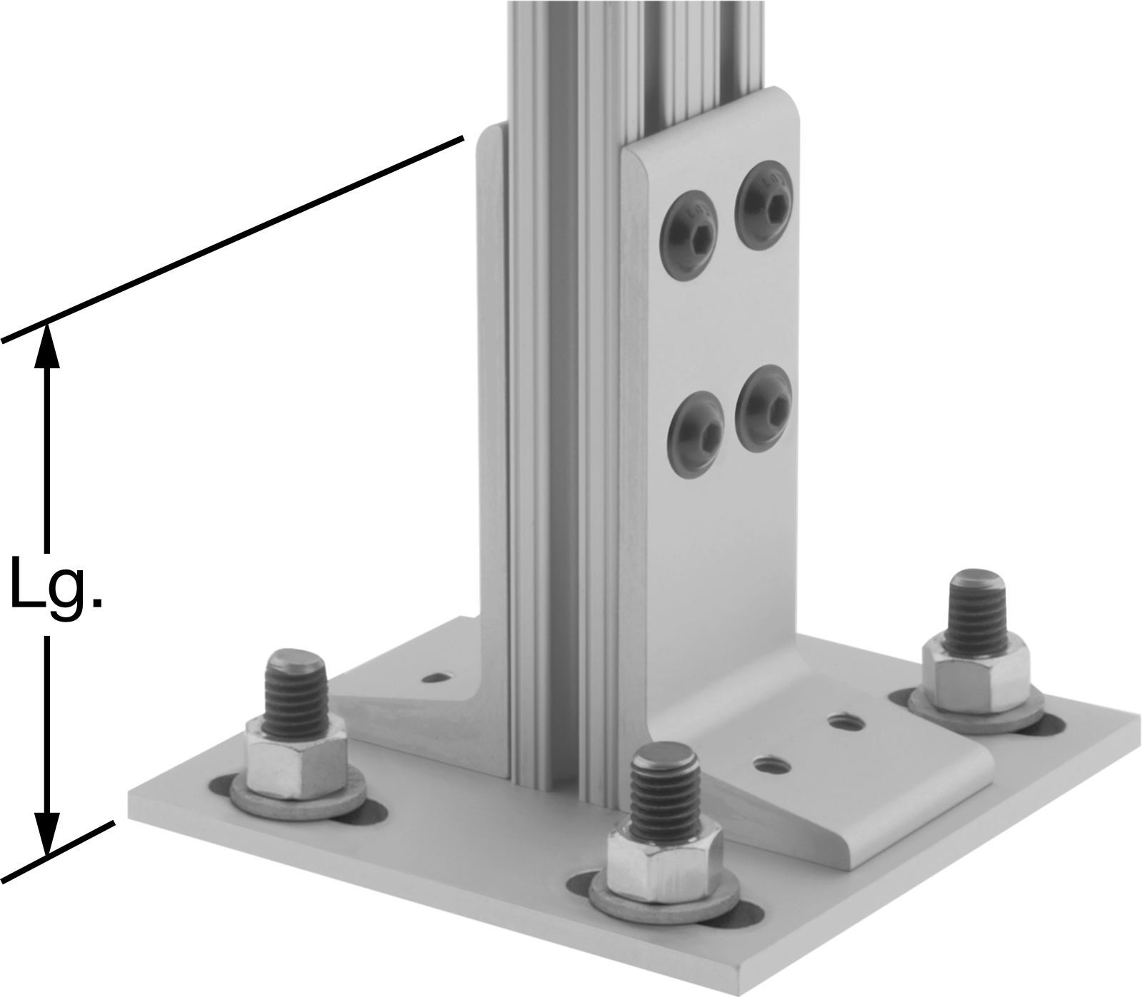 Base Plate for Double Rails