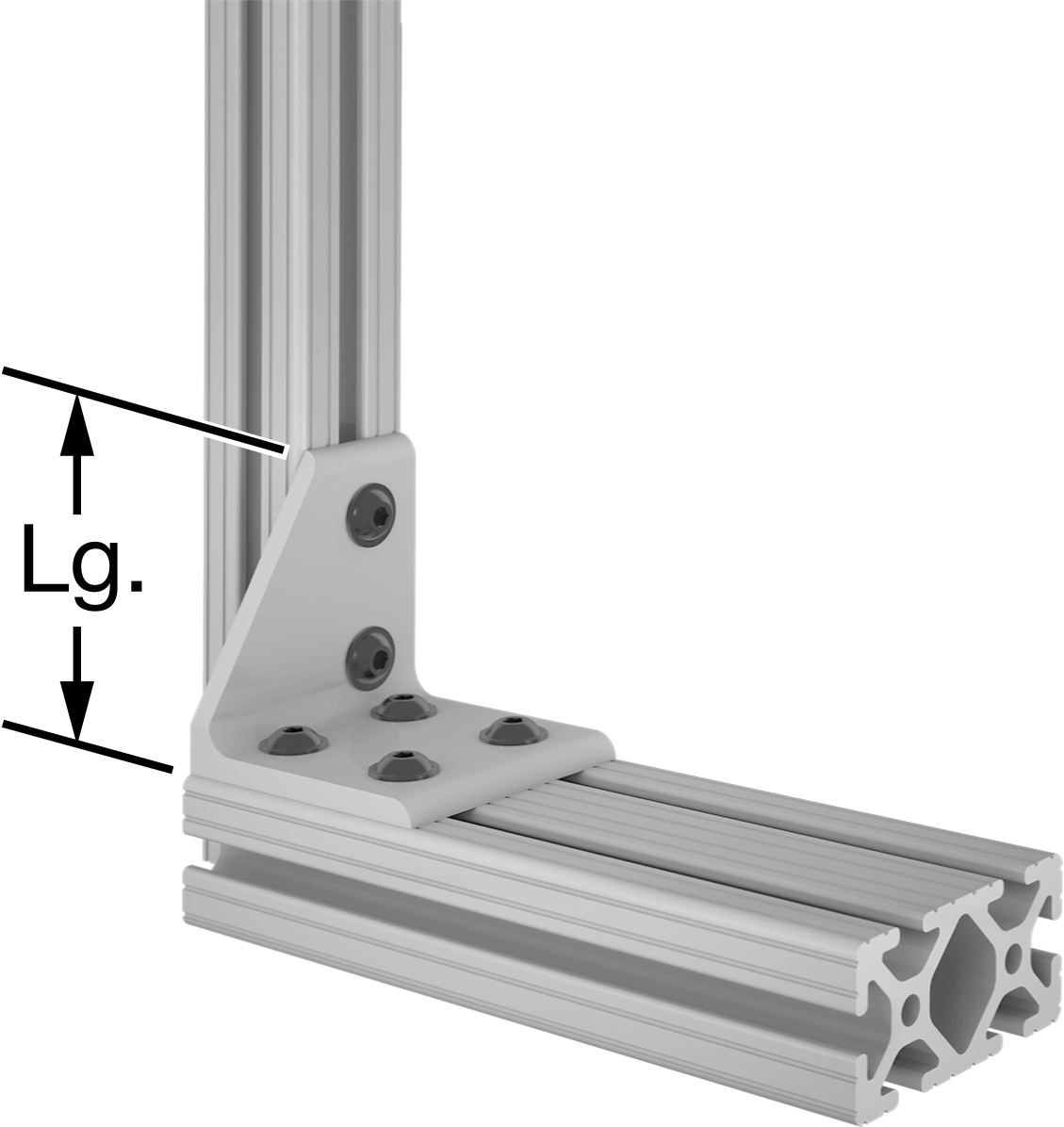 Right Side Adapter Bracket for Double/Quad to Single Rails