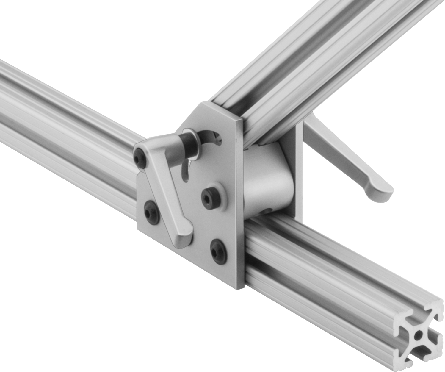 90° Inline Pivot with L Handle