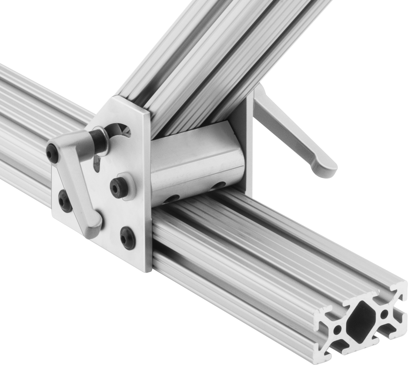 90° Inline Pivot with L Handle