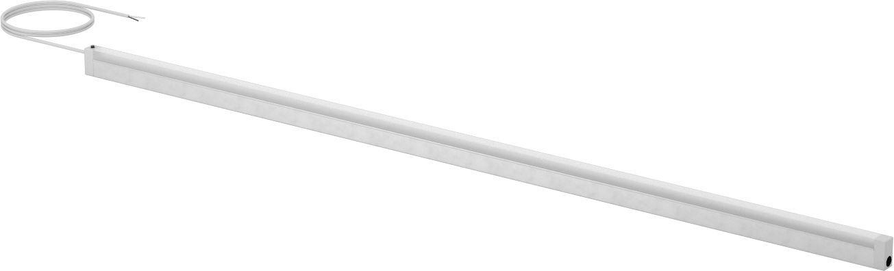 T-Yivli Çerçeve, Gömme Montajlı Işık, Takılabilir, 19-11/16" Uzunluk, 24 V DC