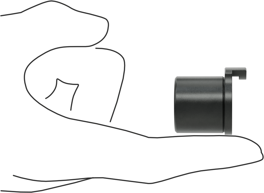 3/4“ Dış Çaplı Çıkarılabilir Matkap Burçları için 1-1/4” Uzunlukta Pürüzsüz Kilit Manşonu