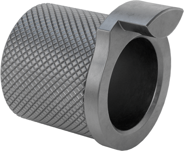 3/4“ Dış Çaplı Çıkarılabilir Matkap Burçları için 1-1/4” Uzunlukta Tırtıllı Kilit Kovanı
