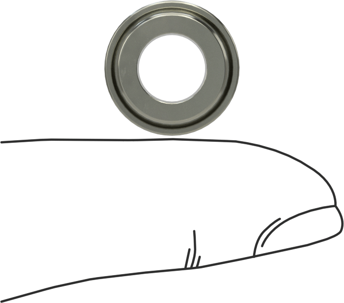 Çıkarılabilir Matkap Burçları için Başlıklı Manşon, 0.3125" ID, 1/2" OD, 7/32" Uzunluk