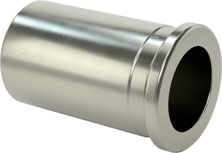 Çıkarılabilir Matkap Burçları için Başlıklı Manşon, 0.75" ID, 1" OD, 1-5/8 inç Uzunluk