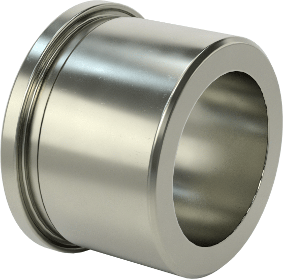 Çıkarılabilir Matkap Burçları için Başlıklı Manşon, 1" ID, 1-3/8" OD, 7/8" Uzunluk