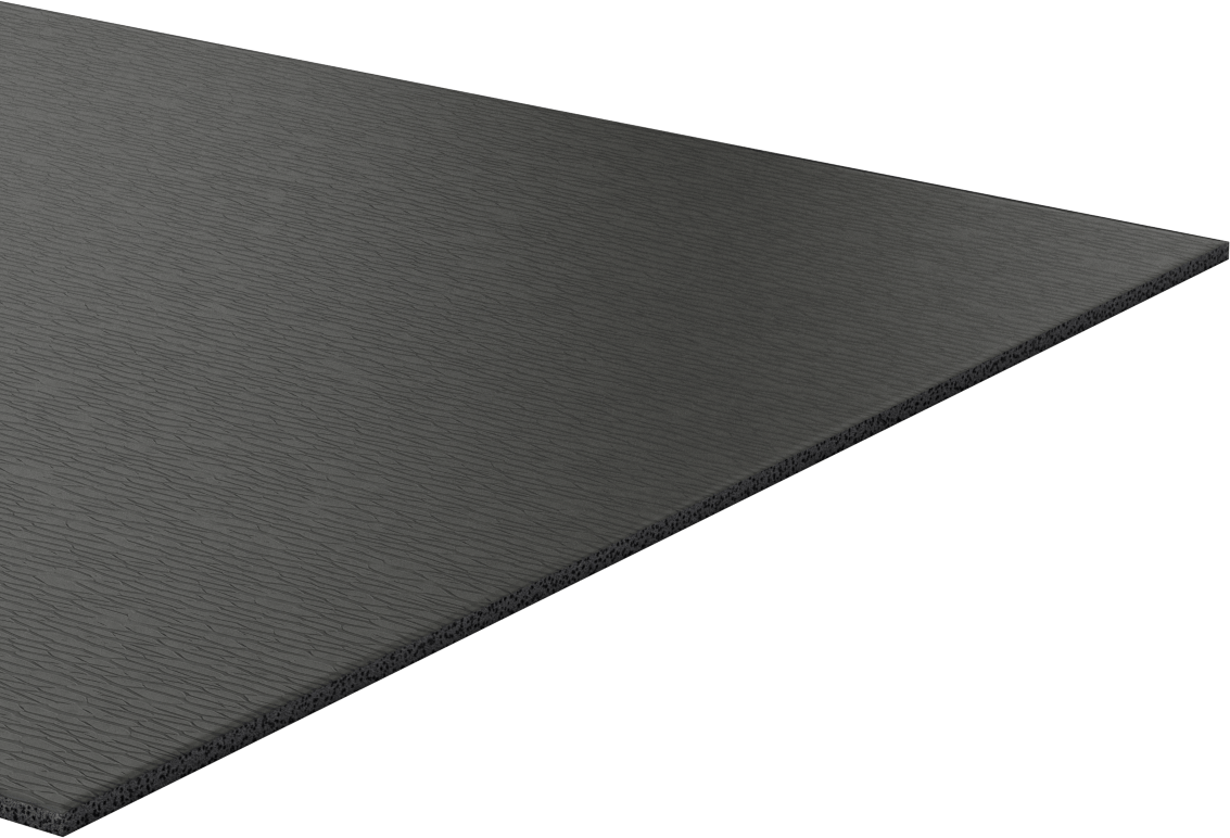 Kimyasallara Dayanıklı Viton® Floroelastomer Köpük, 12" x 12", 1/8" Kalınlık
