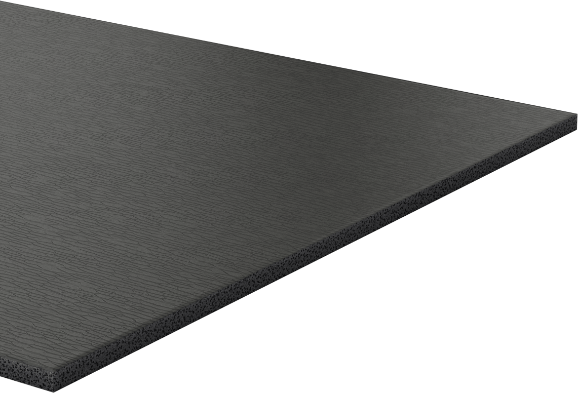 Kimyasallara Dayanıklı Viton® Floroelastomer Köpük, 12" x 12", 1/4" Kalınlık