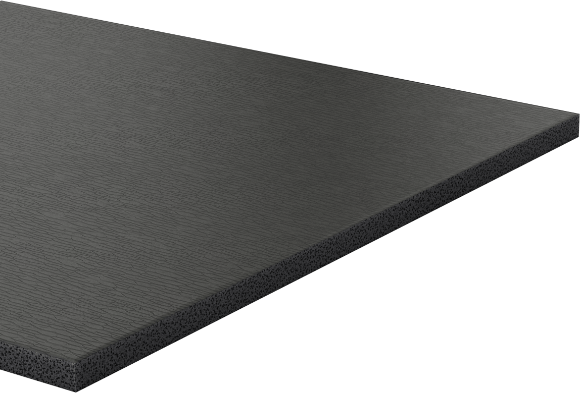Kimyasallara Dayanıklı Viton® Floroelastomer Köpük, 12" x 12", 3/8" Kalınlık