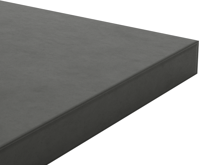 Kimyasallara Dayanıklı Viton® Floroelastomer Köpük, 6" x 6", 1/2" Kalınlık