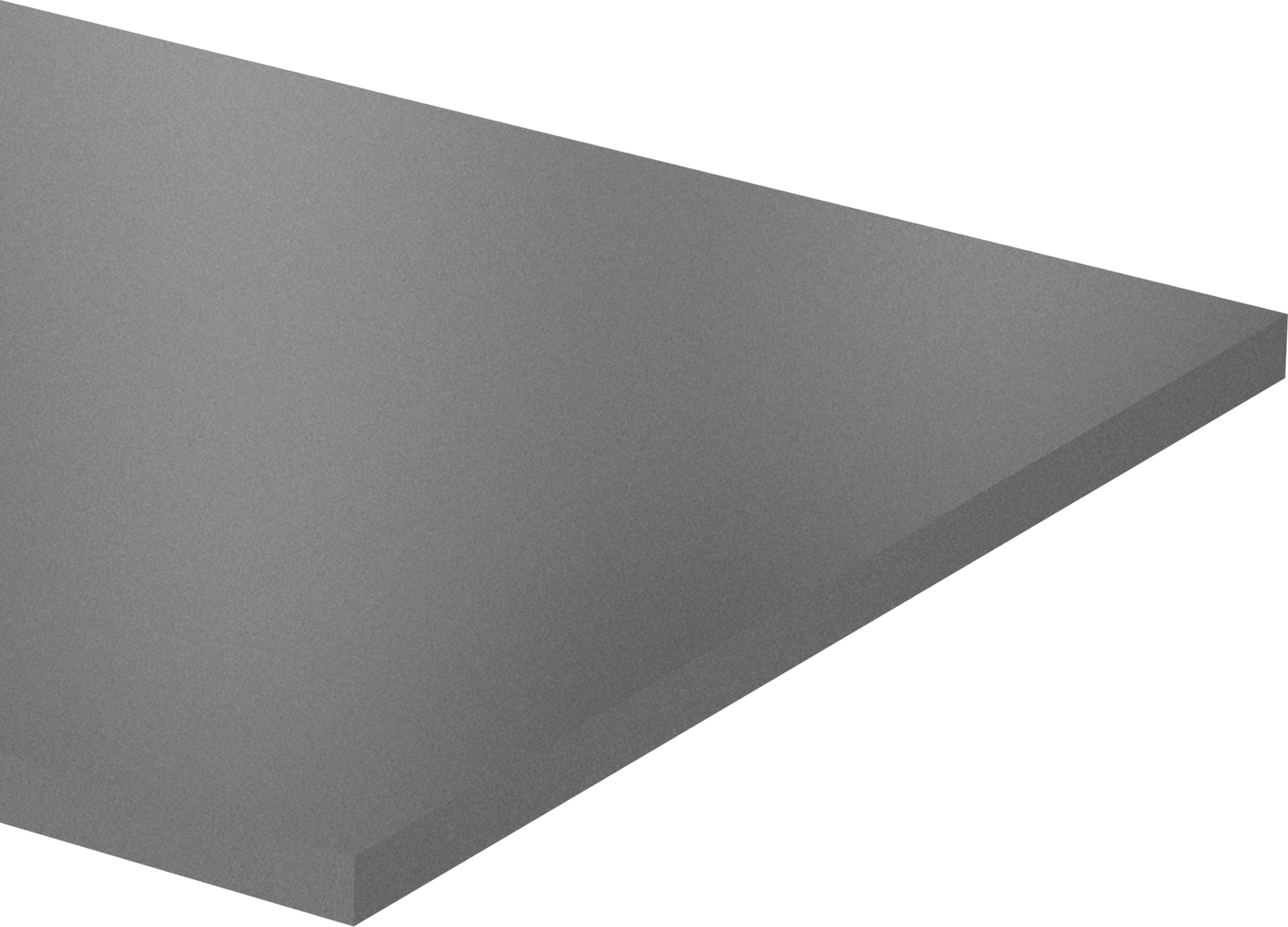 Kimyasallara Dayanıklı Viton® Floroelastomer Köpük, Yapışkan Arka Yüzeyli, 6" x 6", 1/8" Kalınlık