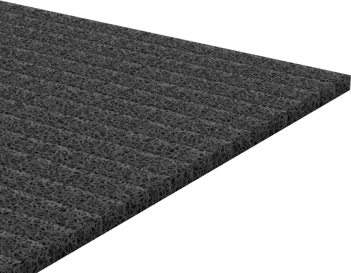 Süper Yastıklama Poliüretan Köpük, 1/2" Kalınlık, 24“ x 24” Kübik Levha