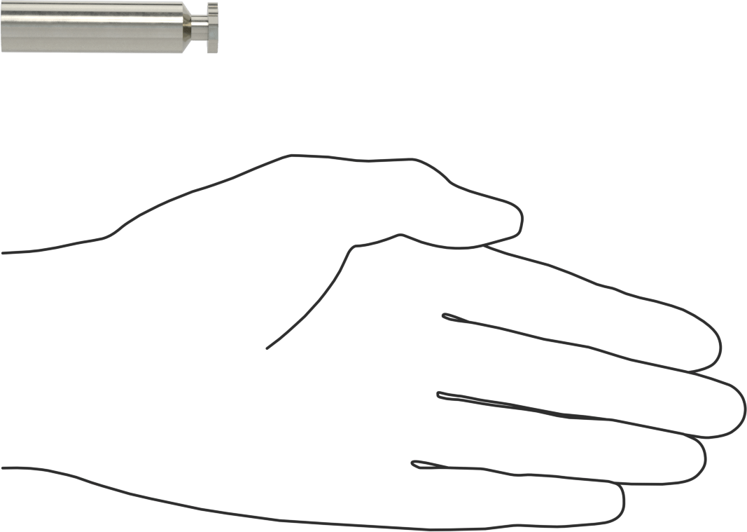 Karbür Anahtar Yuvası Parmak Freze, 1/2“ Freze Çapı x 3/32” Kalınlık, ANSI Anahtar Numarası 304