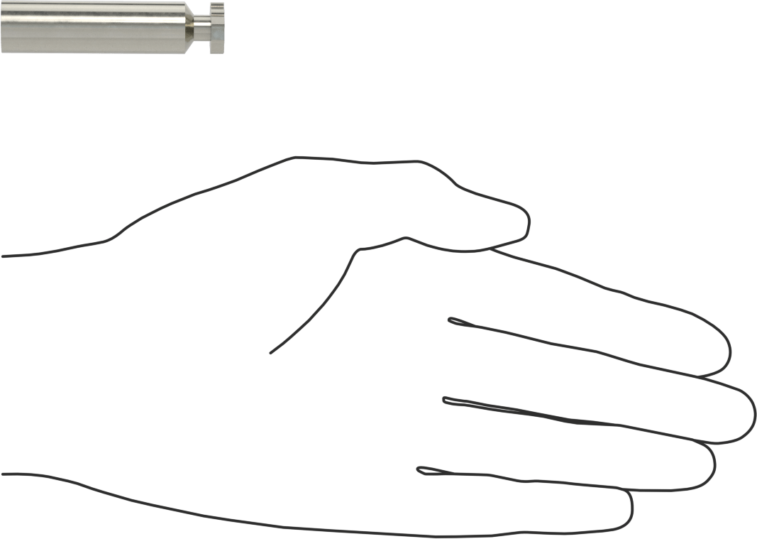 Karbür Anahtar Yuvası Parmak Freze, 1/2“ Freze Çapı x 1/8” Kalınlık, ANSI Anahtar Numarası 404