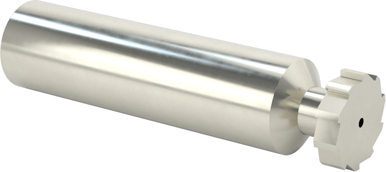 Karbür Anahtar Yuvası Parmak Freze, 1/2“ Freze Çapı x 1/8” Kalınlık, ANSI Anahtar Numarası 404