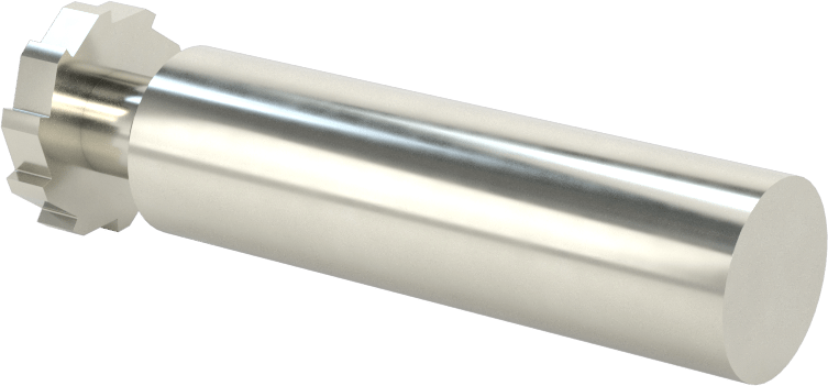 Karbür Anahtar Yuvası Parmak Freze, 5/8“ Freze Çapı x 1/8” Kalınlık, ANSI Anahtar Numarası 405
