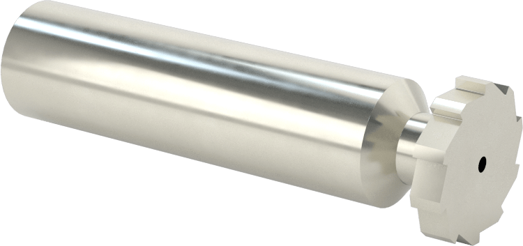 Karbür Anahtar Yuvası Parmak Freze, 5/8“ Freze Çapı x 1/8” Kalınlık, ANSI Anahtar Numarası 405