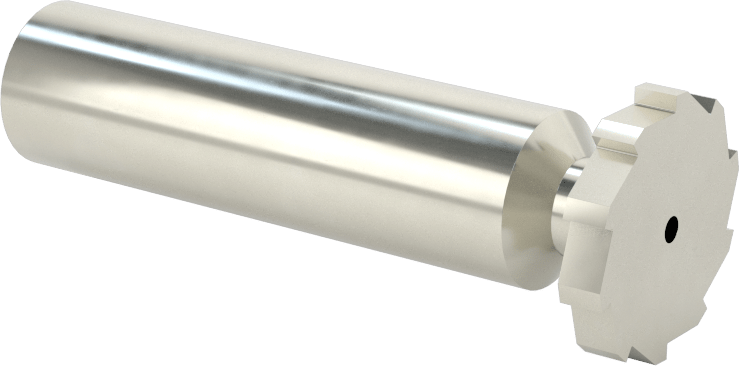 Karbür Anahtar Yuvası Parmak Freze, 3/4“ Freze Çapı x 1/8” Kalınlık, ANSI Anahtar Numarası 406
