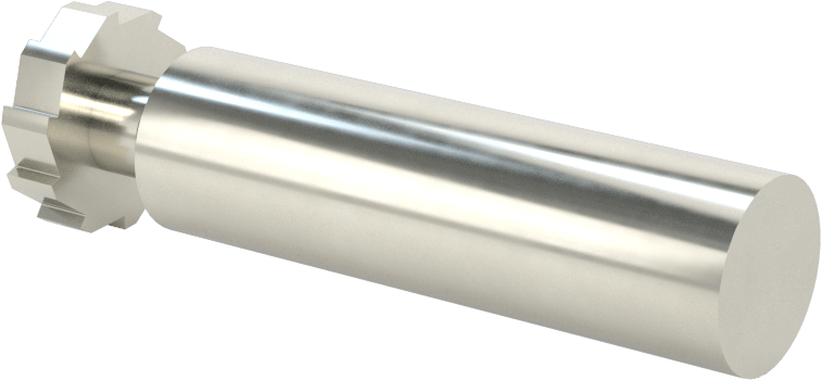 Karbür Anahtar Yuvası Parmak Freze, 5/8“ Freze Çapı x 5/32” Kalınlık, ANSI Anahtar Numarası 505