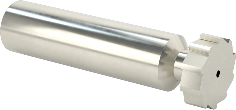 Karbür Anahtar Yuvası Parmak Freze, 5/8“ Freze Çapı x 3/16” Kalınlık, ANSI Anahtar Numarası 605