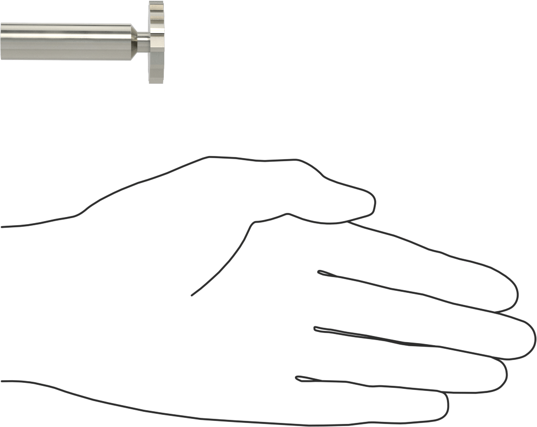 Karbür Anahtar Yuvası Parmak Freze, 1-1/8“ Freze Çapı x 3/16” Kalınlık, ANSI Anahtar Numarası 609