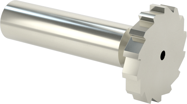 Karbür Anahtar Yuvası Parmak Freze, 1-1/8“ Freze Çapı x 3/16” Kalınlık, ANSI Anahtar Numarası 609