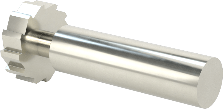 Karbür Anahtar Yuvası Parmak Freze, 7/8“ Freze Çapı x 1/4” Kalınlık, ANSI Anahtar Numarası 807