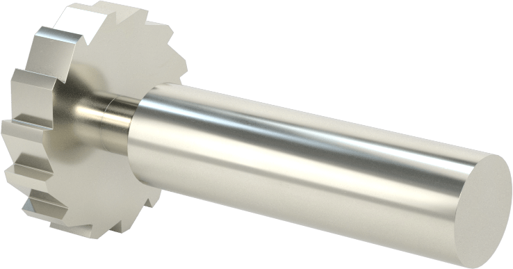 Karbür Anahtar Yuvası Parmak Freze, 1-1/8“ Freze Çapı x 1/4” Kalınlık, ANSI Anahtar Numarası 809