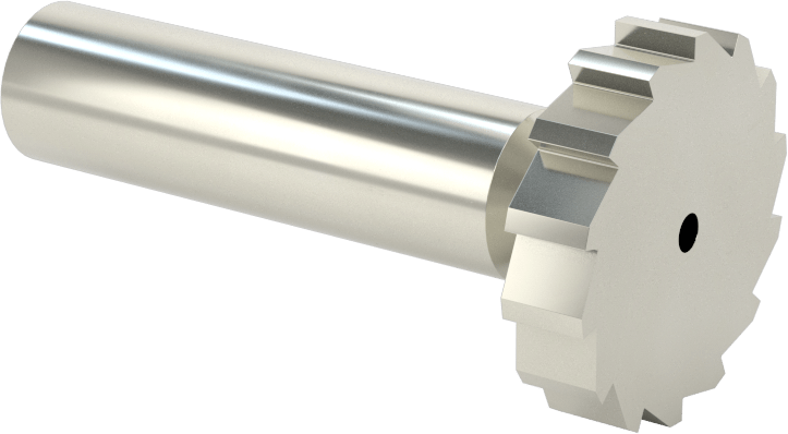 Karbür Anahtar Yuvası Parmak Freze, 1-1/8“ Freze Çapı x 1/4” Kalınlık, ANSI Anahtar Numarası 809