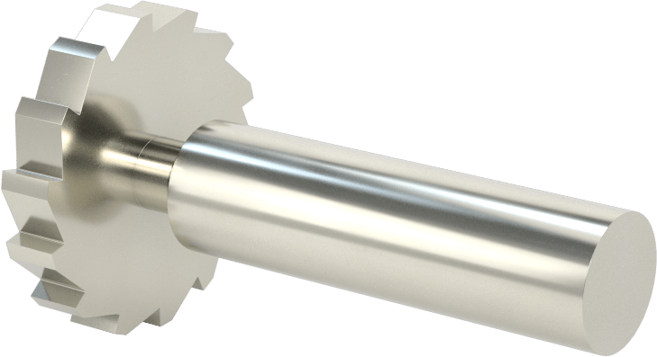 Karbür Anahtar Yuvası Parmak Freze, 1-1/4“ Freze Çapı x 7/32” Kalınlık, ANSI Anahtar Numarası 710