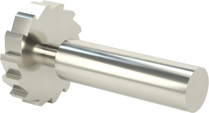 Karbür Anahtar Yuvası Parmak Freze, 1-1/4“ Freze Çapı x 1/4” Kalınlık, ANSI Anahtar Numarası 810