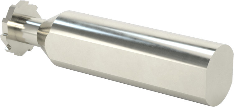 Karbür Anahtar Yuvası Parmak Freze, 1/2“ Freze Çapı x 1/16” Kalınlık, ANSI Anahtar Numarası 204