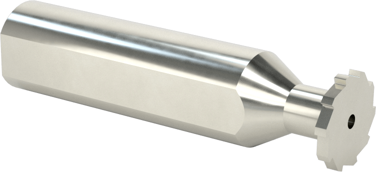 Karbür Anahtar Yuvası Parmak Freze, 1/2“ Freze Çapı x 1/16” Kalınlık, ANSI Anahtar Numarası 204