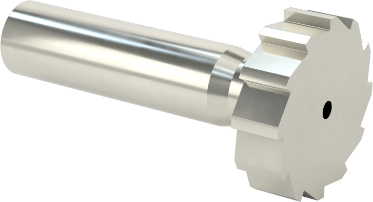 Karbür Anahtar Yuvası Parmak Freze, 1-1/8“ Freze Çapı x 5/16” Kalınlık, ANSI Anahtar Numarası 1009