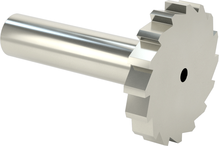 Karbür Anahtar Yuvası Parmak Freze, 1-1/2“ Freze Çapı x 1/4” Kalınlık, ANSI Anahtar Numarası 812