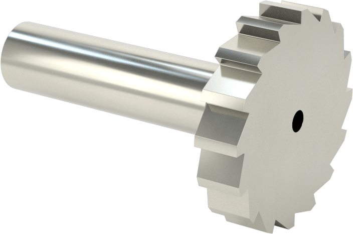 Karbür Anahtar Yuvası Parmak Freze, 1-1/2“ Freze Çapı x 5/16” Kalınlık, ANSI Anahtar Numarası 1012